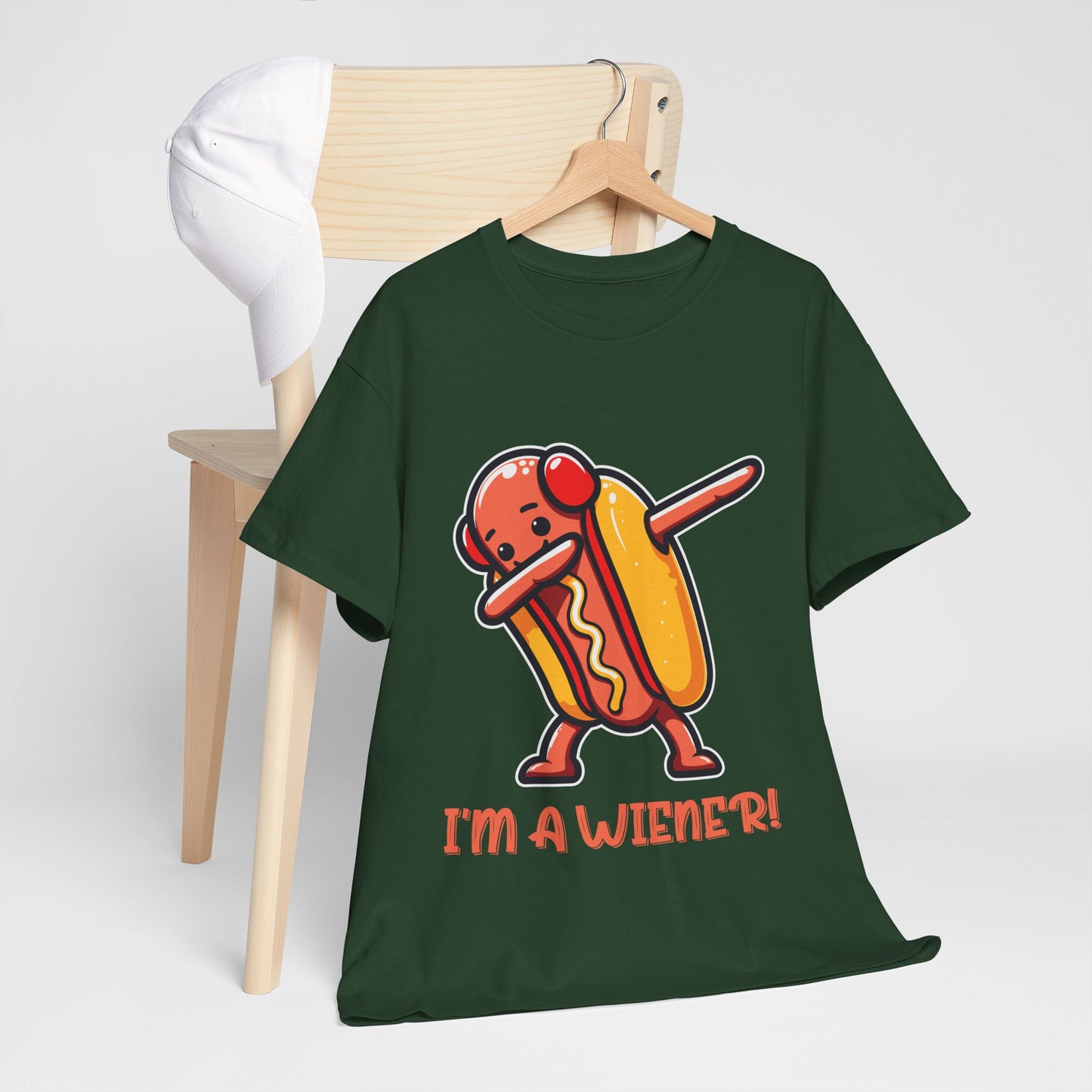 I'm a Wiener Hot Dog T-Shirt - Funny BBQ Pun Kawaii Tee