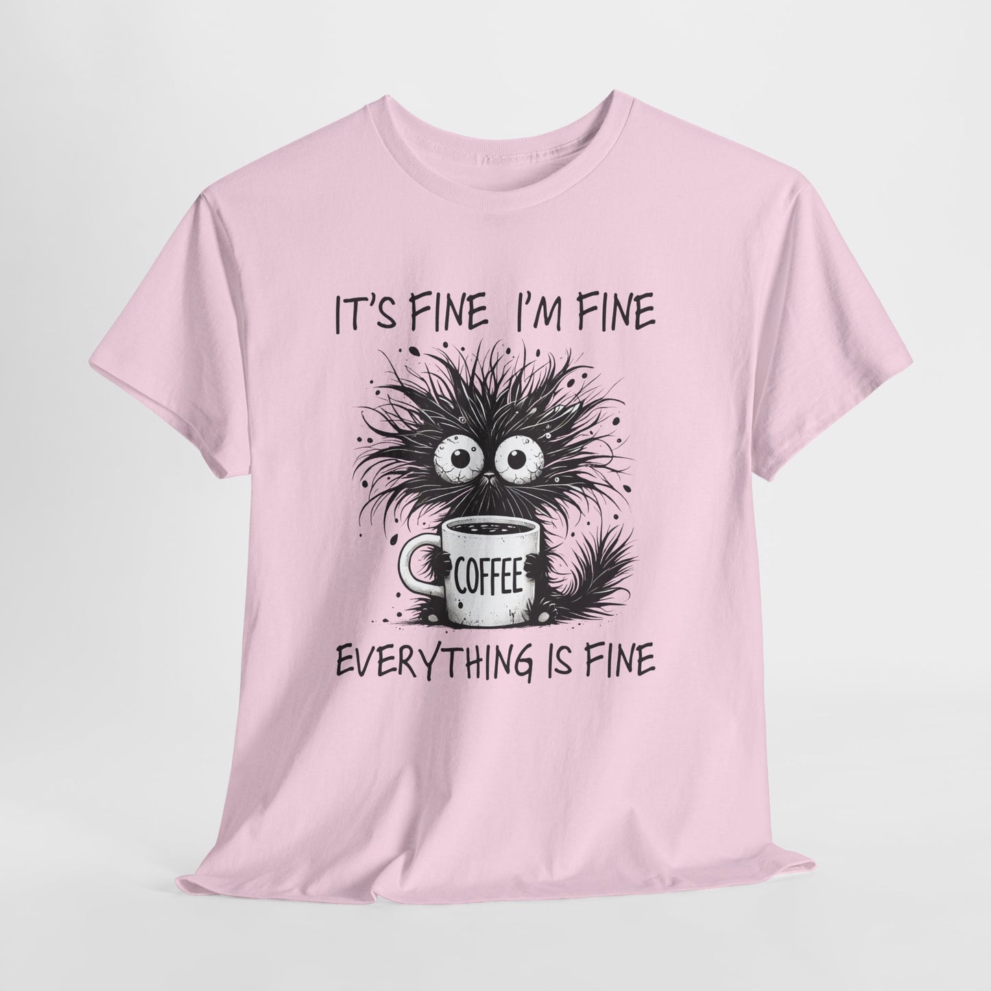 Caffeine Chaos Monster T-Shirt - Funny Coffee Tee