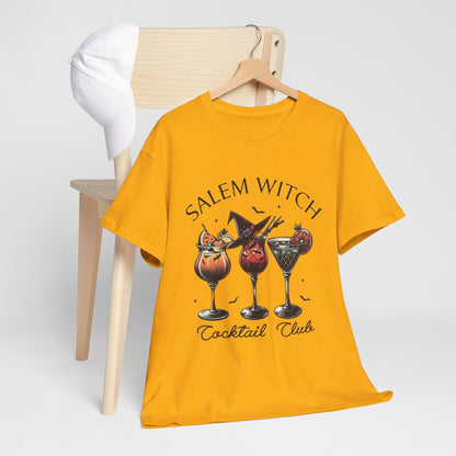 Salem Witch Cocktail Club T-Shirt - Halloween Bar Crawl Tee