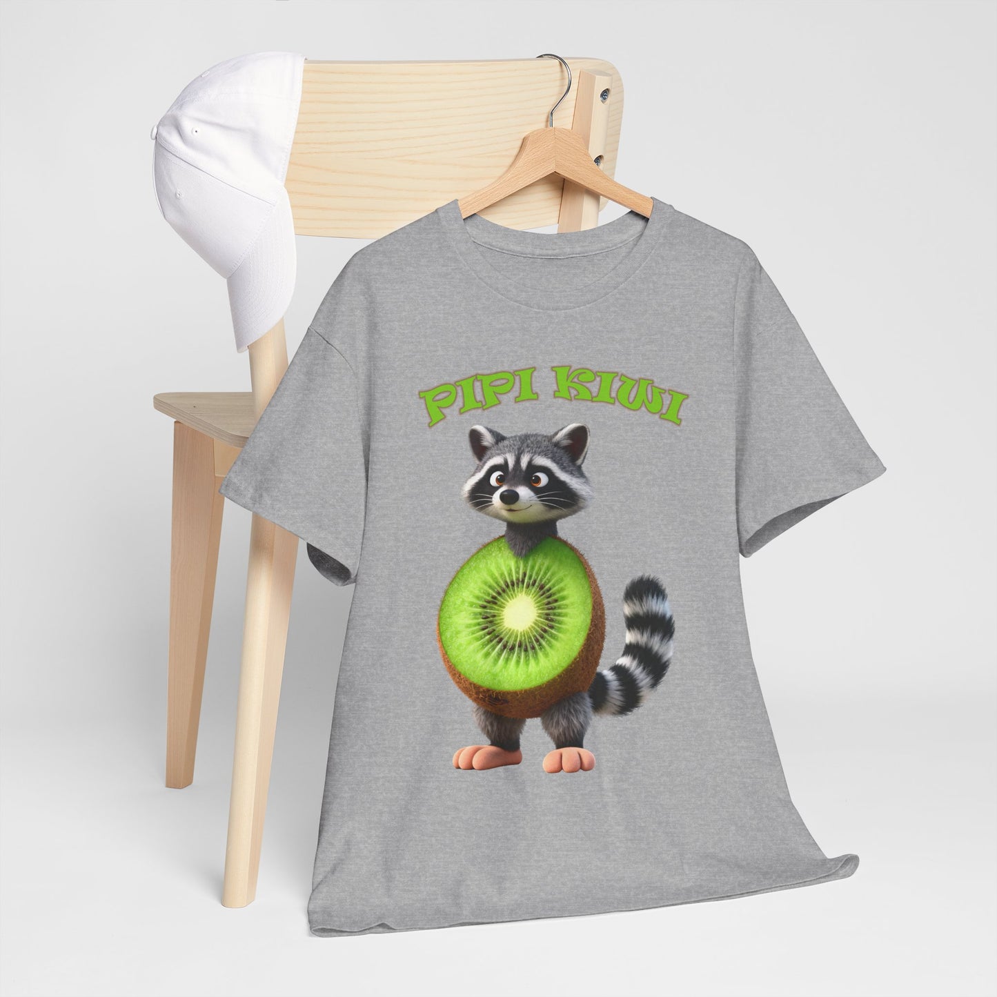 Pipi Kiwi Shirt – Funny Raccoon Fruit Mashup Tee