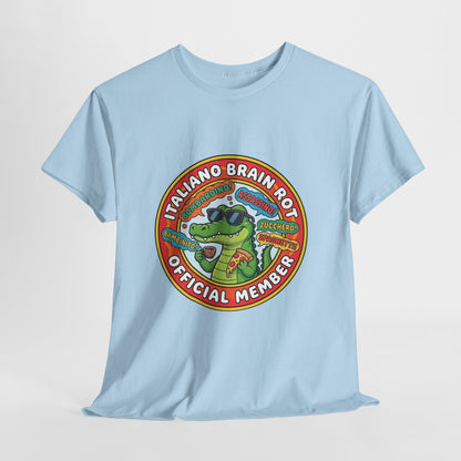 Italiano Brain Rot Shirt – Bombardino Crocodile Meme Tee, Absurd Humour T-Shirt