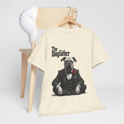 The Dogfather - Funny Mafia Dog Parody T-Shirt for Dog Lovers & Movie Fans