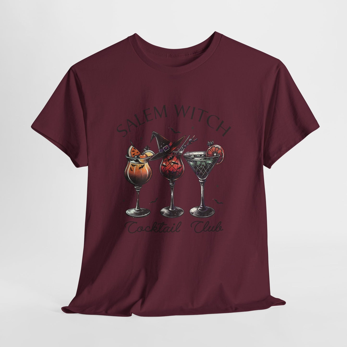 Salem Witch Cocktail Club T-Shirt - Halloween Bar Crawl Tee