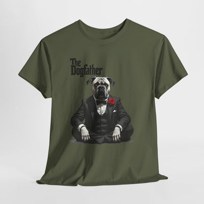 The Dogfather - Funny Mafia Dog Parody T-Shirt for Dog Lovers & Movie Fans