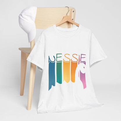 Nessie T-Shirt - Loch Ness Monster Retro Rainbow Tee
