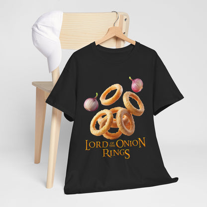 Lord of the Onion Rings - Funny Food & Fantasy Parody T-Shirt