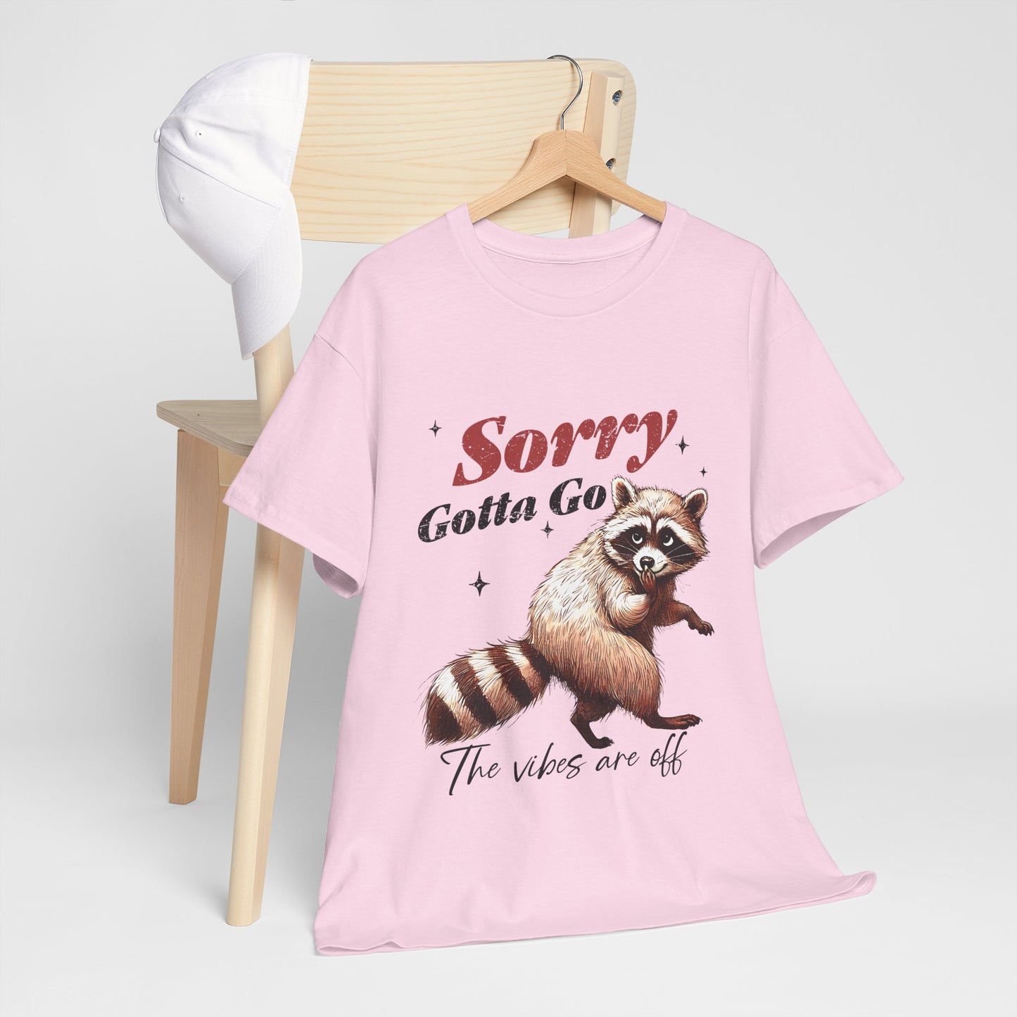 Sorry Raccoon T-Shirt - Cute Awkward Apology Tee
