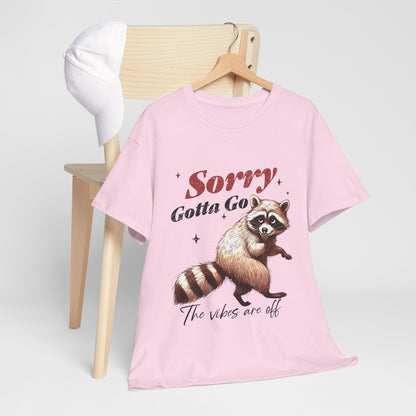 Sorry Raccoon T-Shirt - Cute Awkward Apology Tee
