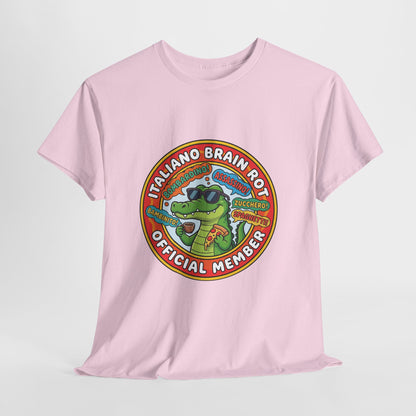 Italiano Brain Rot Shirt – Bombardino Crocodile Meme Tee, Absurd Humour T-Shirt