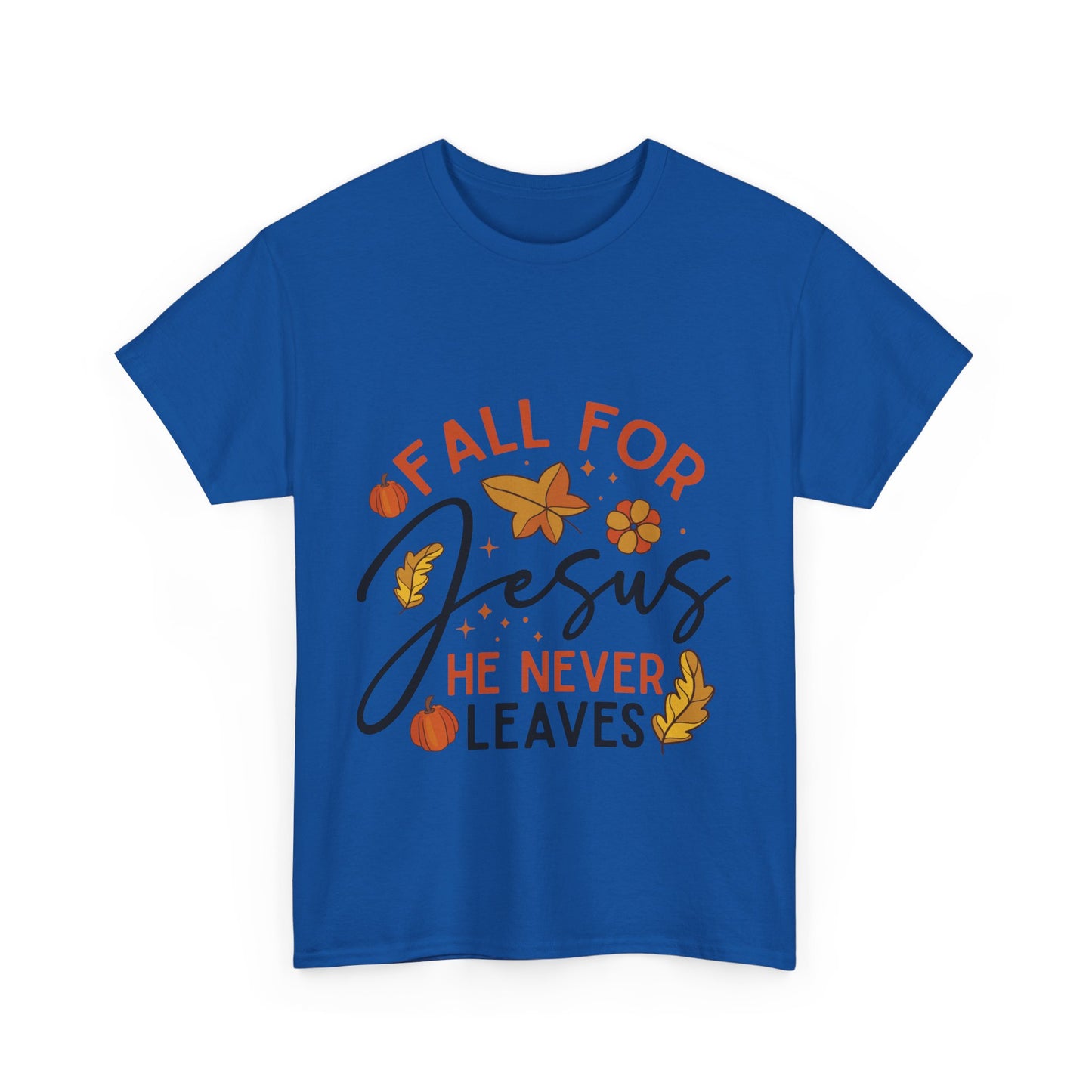 Fall For Jesus T-Shirt - Christian Faith Thanksgiving Autumn Pumpkin Tee