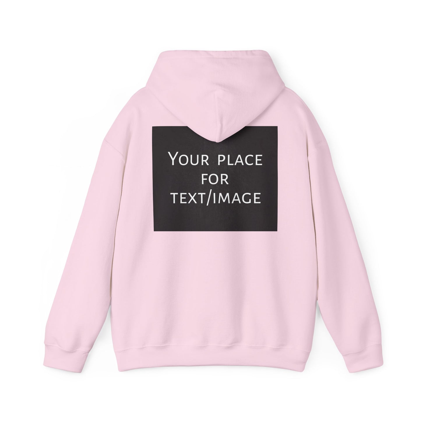 Bluza z kapturem z nadrukiem z przodu i/lub z tyłu – spersonalizowana bluza z tekstem lub obrazem, wyjątkowy prezent, spersonalizowana bluza unisex z kapturem na imprezy, logo i nie tylko