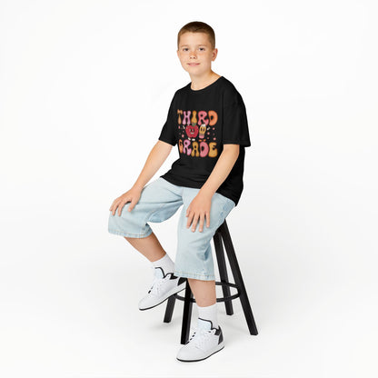 Third Grade Bubble Letters T-Shirt | Cute Retro Back to School Kids Tee