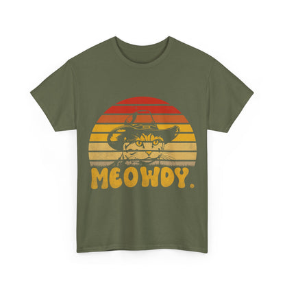 Meowdy T-Shirt - Funny Cowboy Cat Western Tee