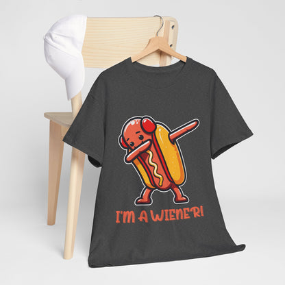 I'm a Wiener Hot Dog T-Shirt - Funny BBQ Pun Kawaii Tee