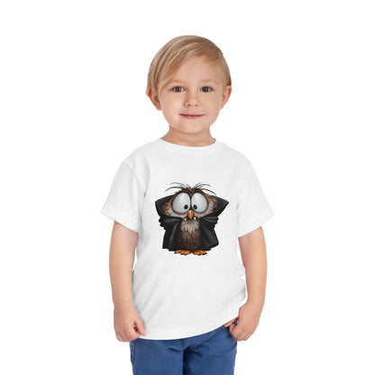 Vampire Owl Kids T-Shirt - Cute Big Eyes Toddler Halloween Tee