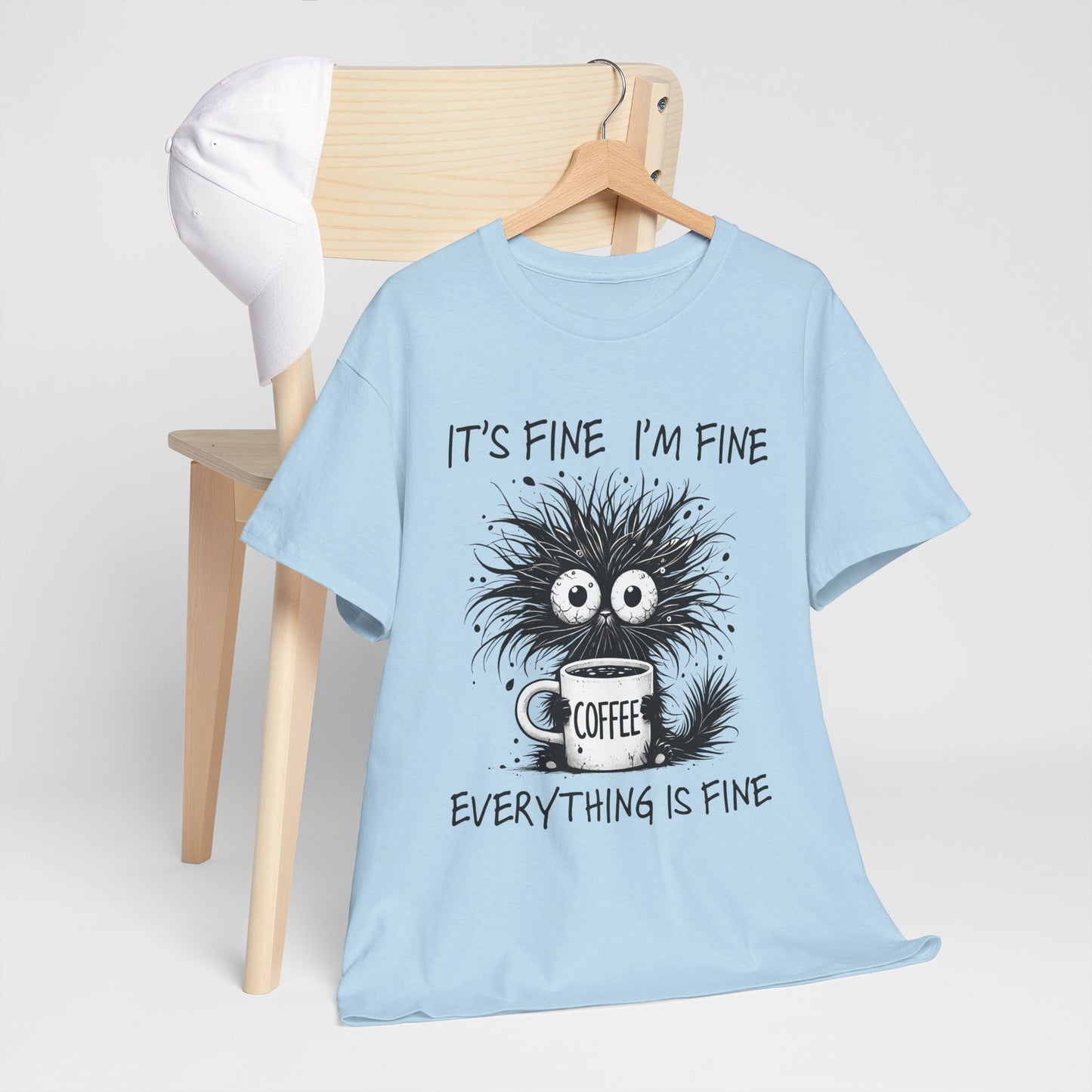 Caffeine Chaos Monster T-Shirt - Funny Coffee Tee
