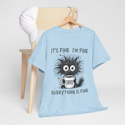 Caffeine Chaos Monster T-Shirt - Funny Coffee Tee