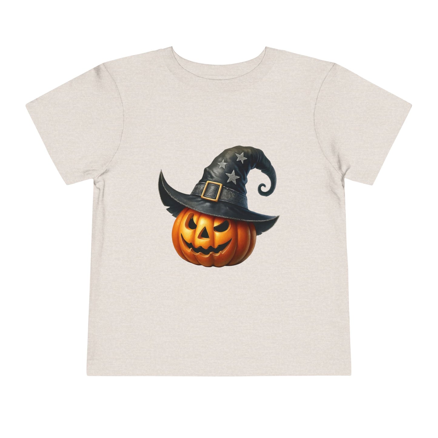 Witch Hat Pumpkin Kids T-Shirt - Smiling Jack O' Lantern Toddler Tee