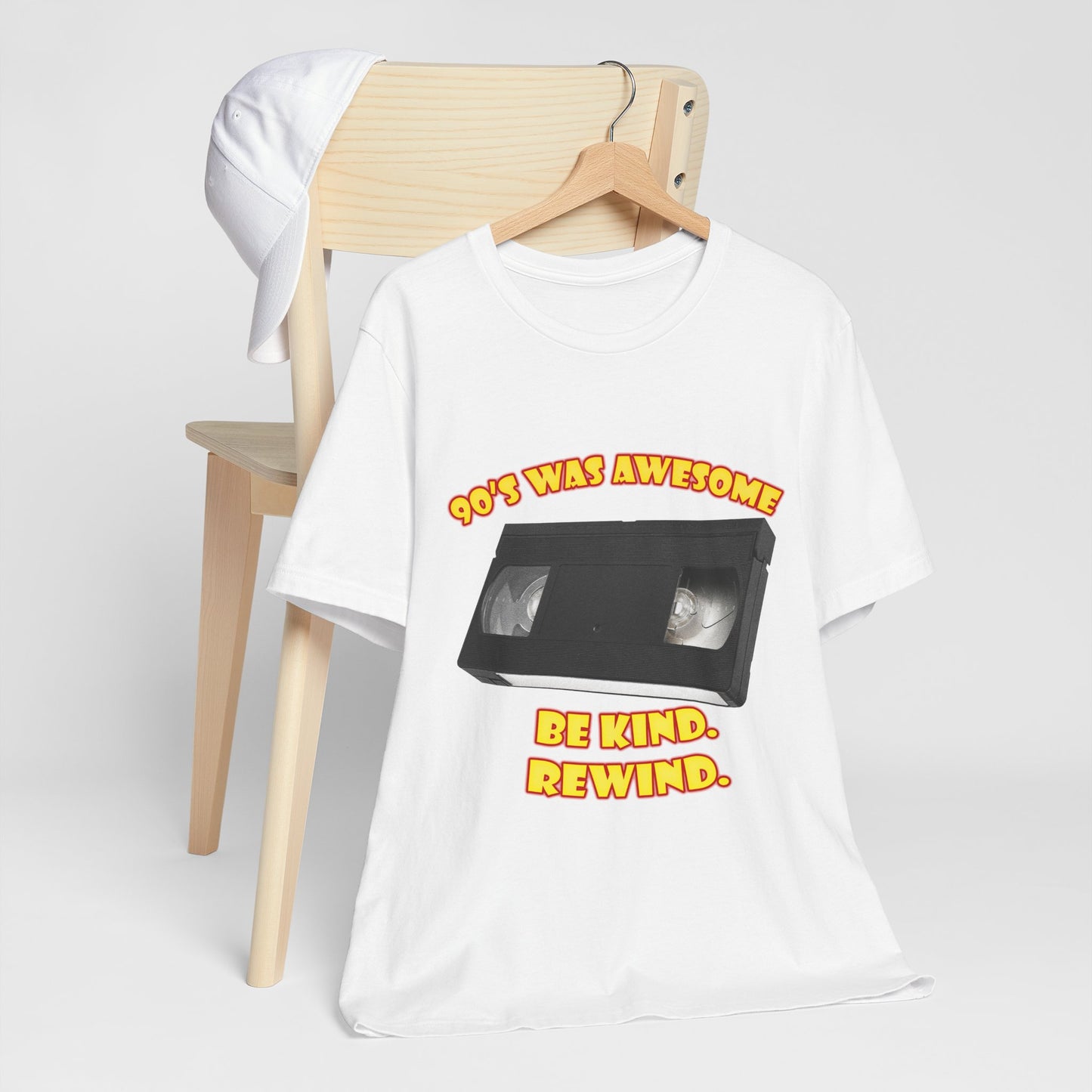 Be Kind Rewind T-Shirt - Retro VHS 90s Tee