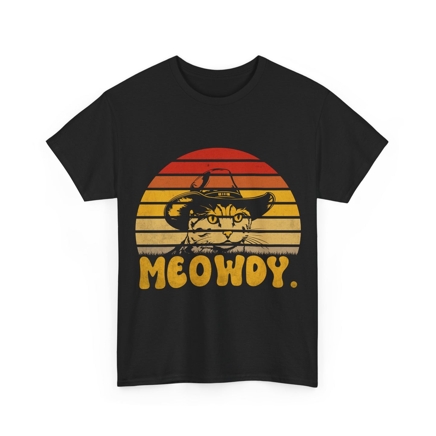 Meowdy T-Shirt - Funny Cowboy Cat Western Tee