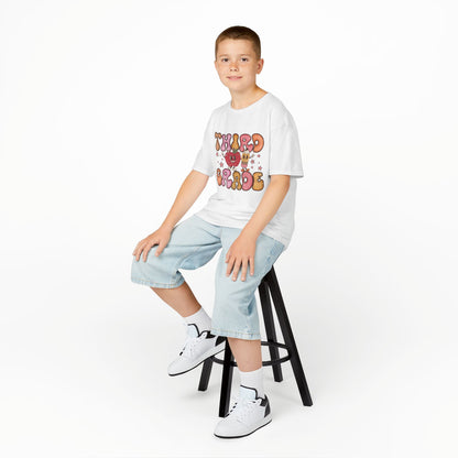 Third Grade Bubble Letters T-Shirt | Cute Retro Back to School Kids Tee
