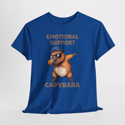 Emotional Support Capybara Shirt – Funny Dabbing Meme Animal Tee