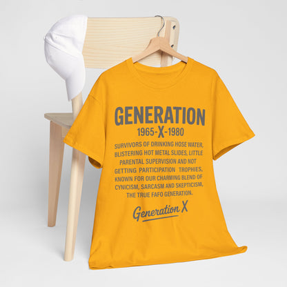 Generation X T-Shirt - 1965-1980 Hose Water Survivor