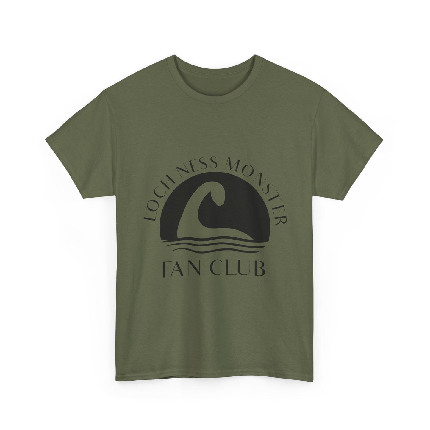 Loch Ness Monster T-Shirt - Minimal Nessie Line Art Scotland Tee