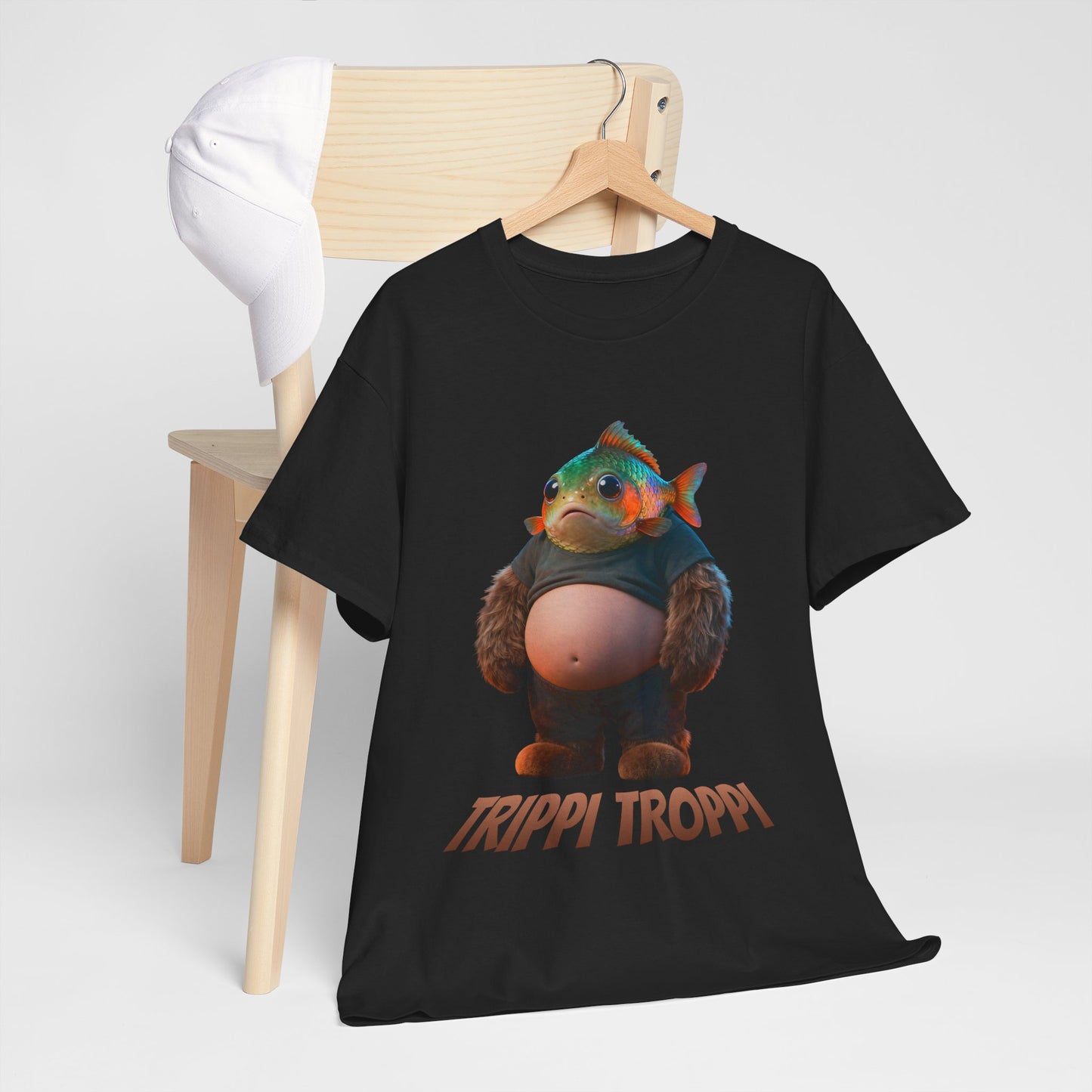 Trippi Troppi Shirt – Absurd Fish Monster Funny Surreal Art Tee