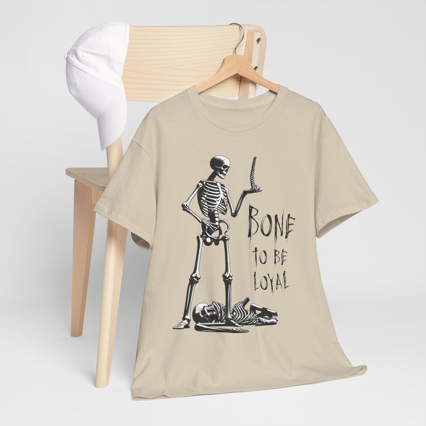 Skeleton Spine Pun T-Shirt - Funny Dark Humor Anatomy Tee