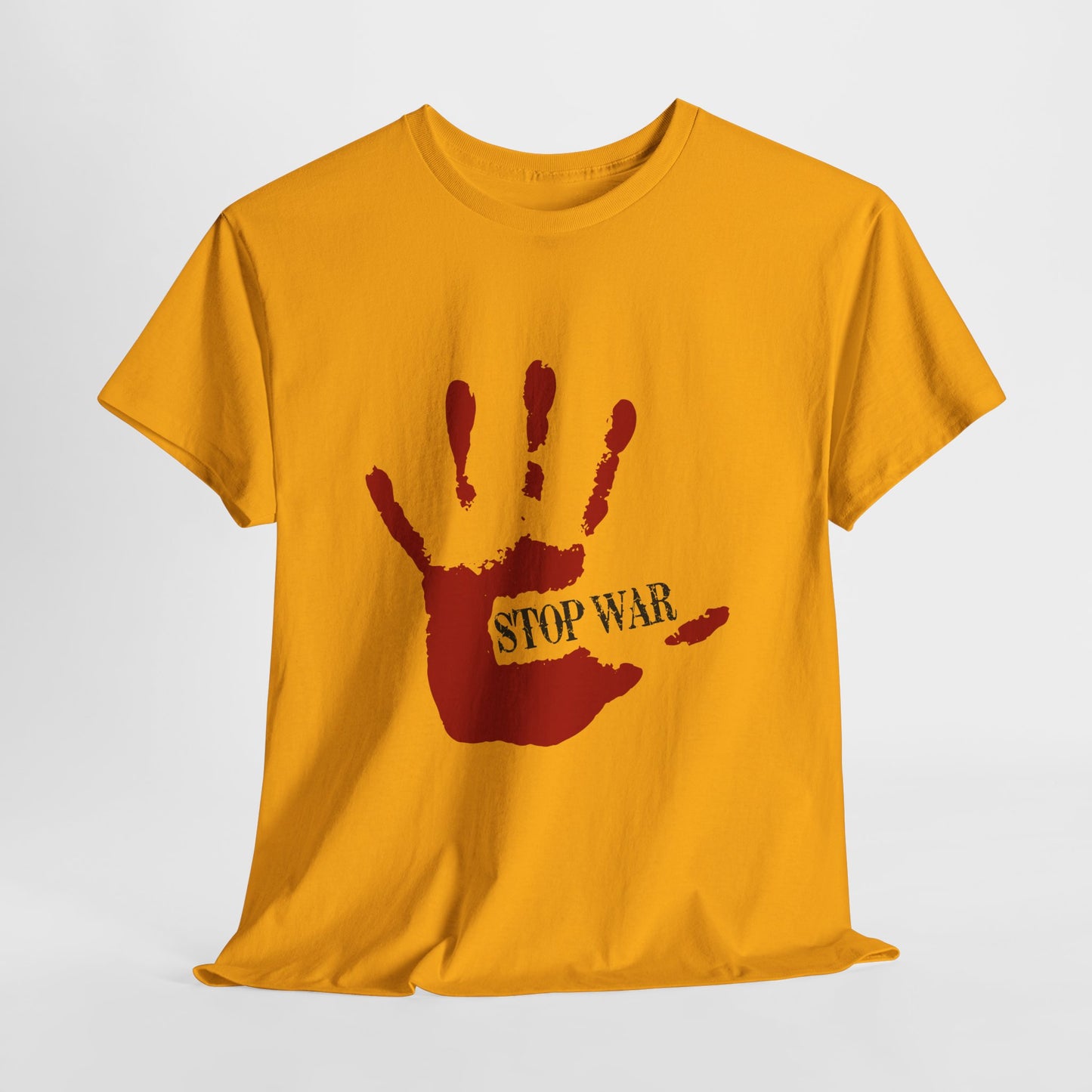 Stop War Handprint Shirt - Peace Protest Tee