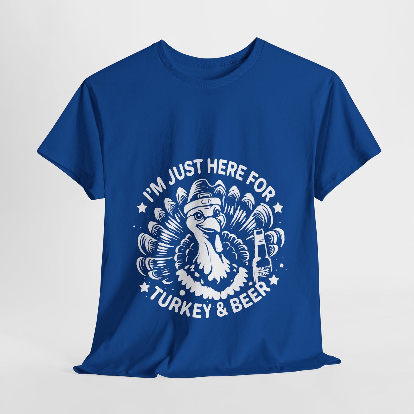 Turkey and Beer T-Shirt - Funny Thanksgiving Drinking Tee