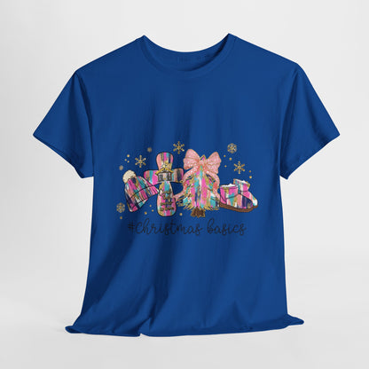 Christ the Savior Is Born T-Shirt - Pastel Nativity Cross Christmas Tee