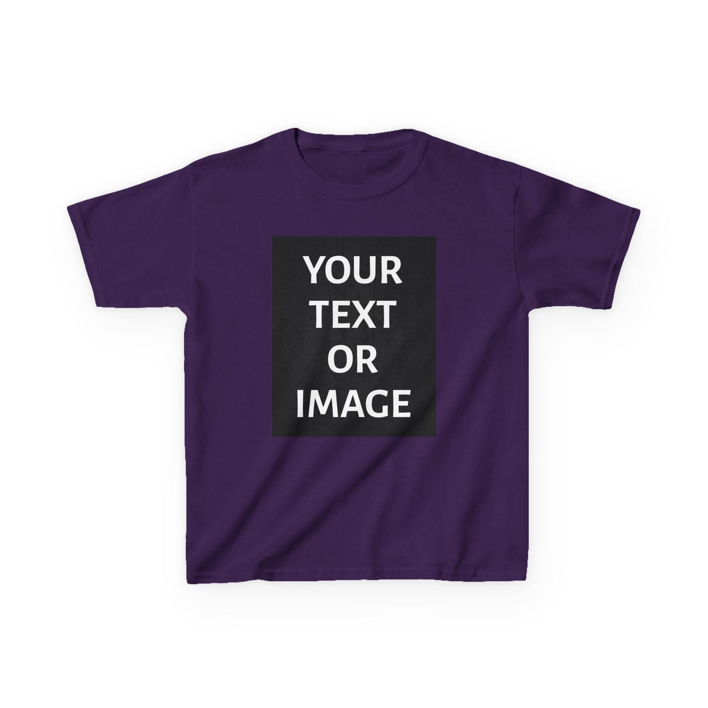 Kids Customizable Tee - Personalized Your Text or Image Shirt