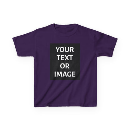 Kids Customizable Tee - Personalized Your Text or Image Shirt