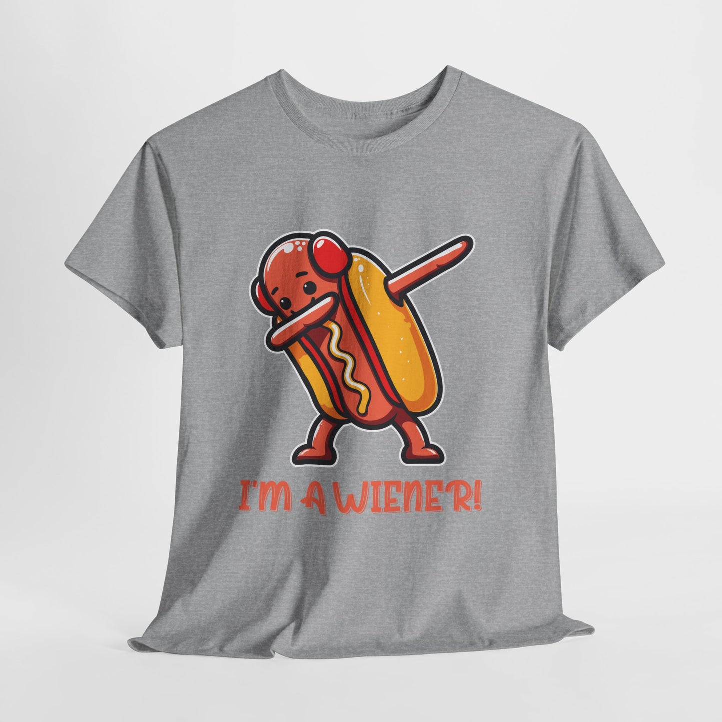 I'm a Wiener Hot Dog T-Shirt - Funny BBQ Pun Kawaii Tee