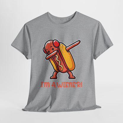 I'm a Wiener Hot Dog T-Shirt - Funny BBQ Pun Kawaii Tee