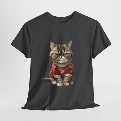 Grumpy Christmas Cat T-Shirt