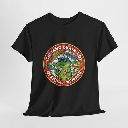 Italiano Brain Rot Shirt – Bombardino Crocodile Meme Tee, Absurd Humour T-Shirt
