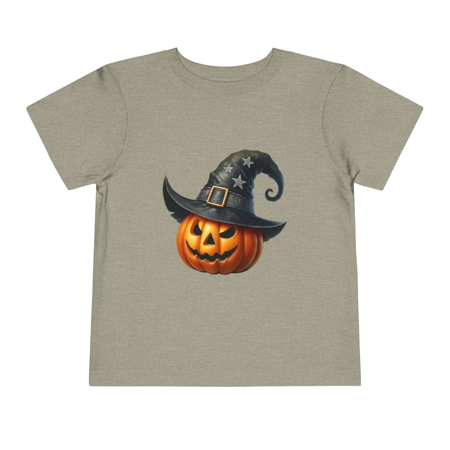 Witch Hat Pumpkin Kids T-Shirt - Smiling Jack O' Lantern Toddler Tee