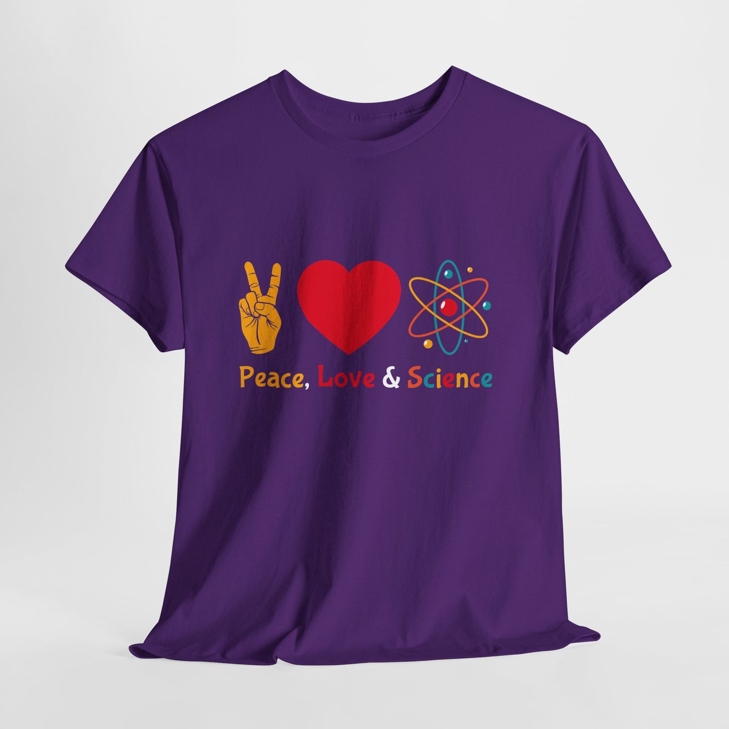 Peace, Love & Science Shirt - Nerdy Gift for Scientists