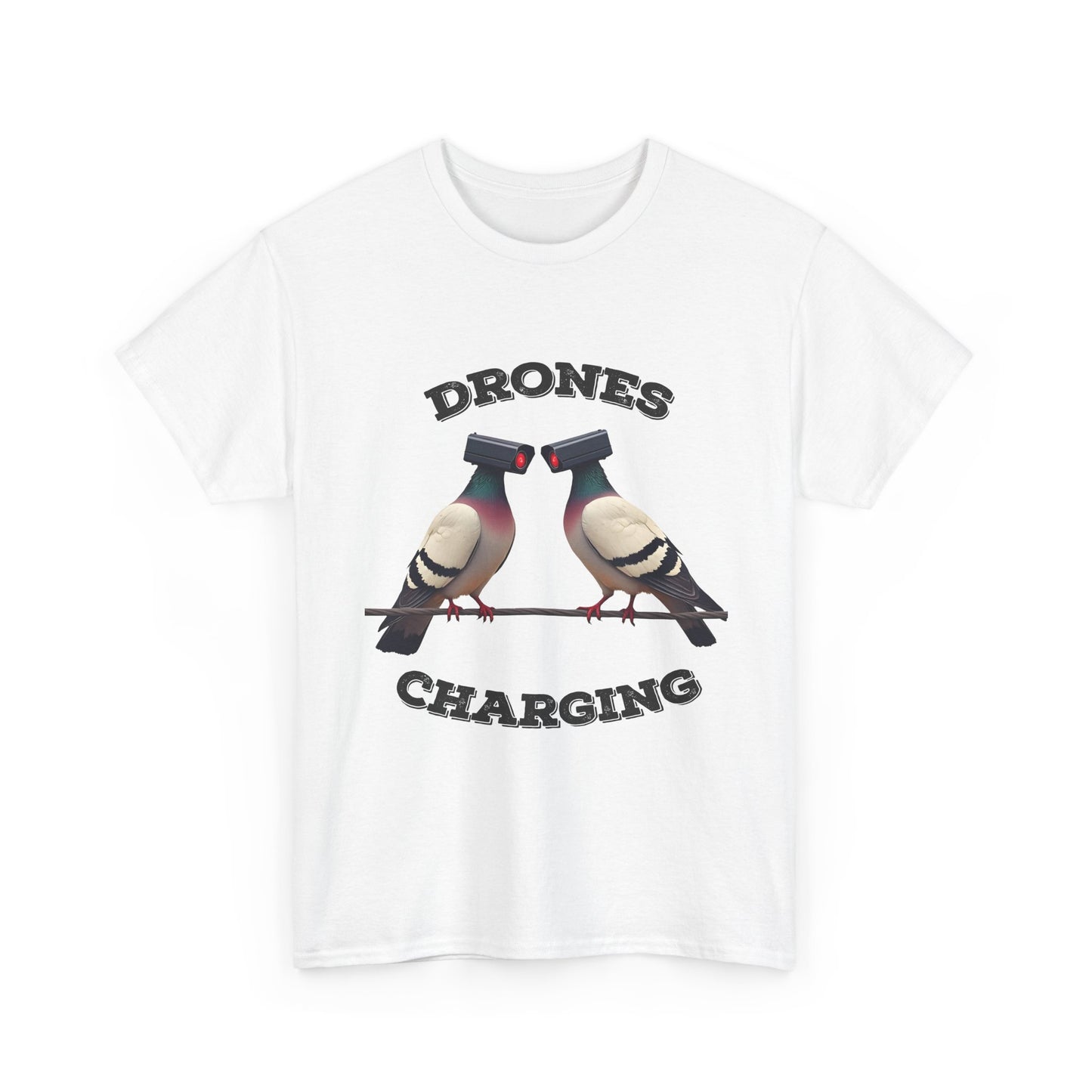 Drohnen laden Shirt - Lustiges Taubenkamera-Meme-T-Shirt