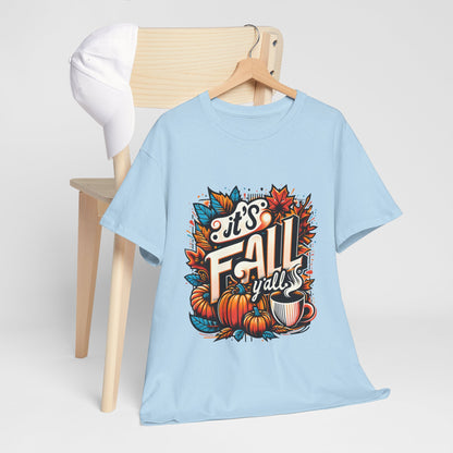 It’s Fall Y’all T-Shirt - Pumpkin Spice Autumn Coffee Lover Tee