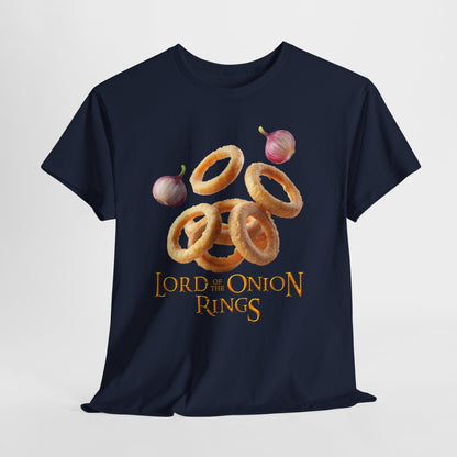 Lord of the Onion Rings - Funny Food & Fantasy Parody T-Shirt