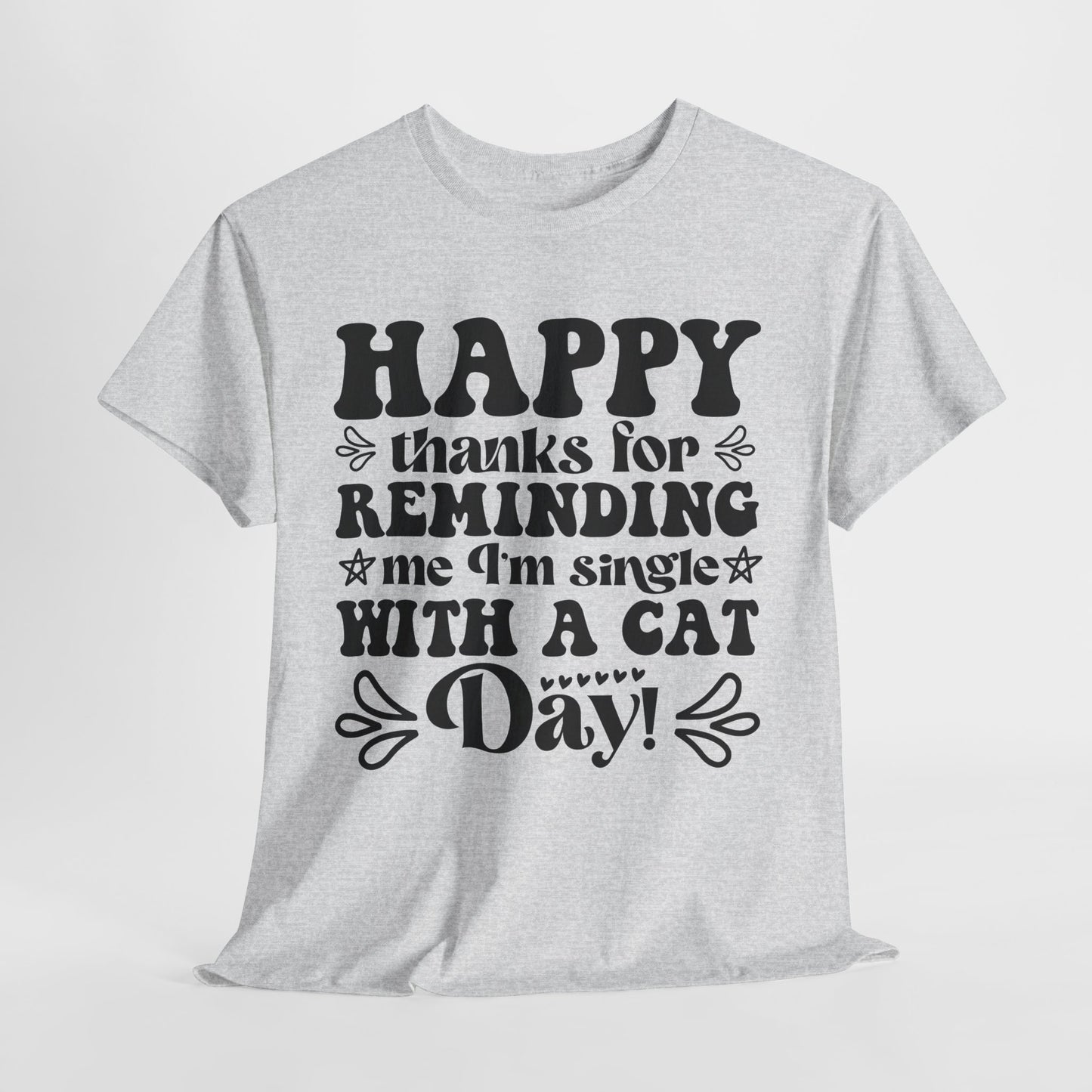 Cattitude Cat T-Shirt - Minimalist Sassy Line Art Tee
