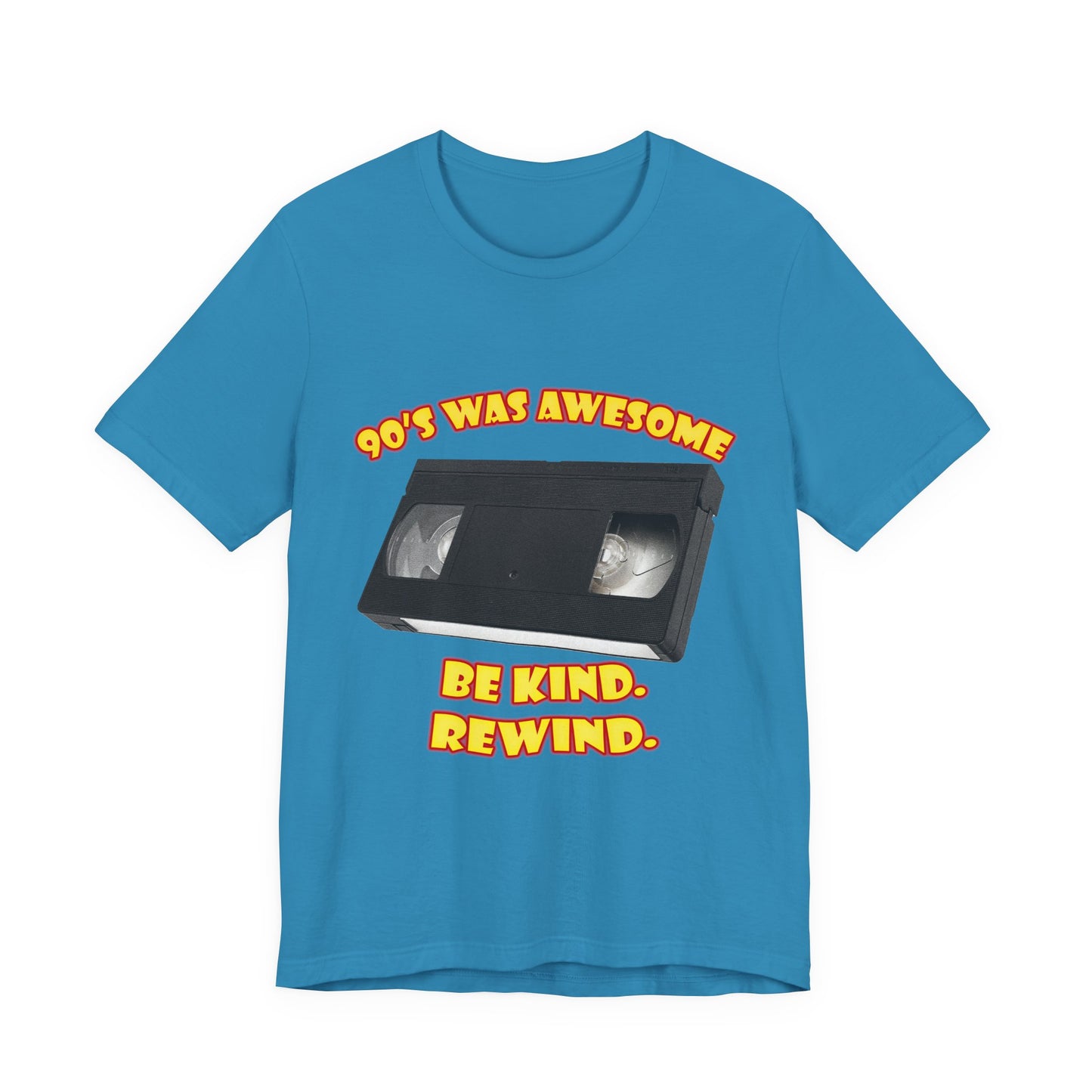 Be Kind Rewind T-Shirt - Retro VHS 90s Tee