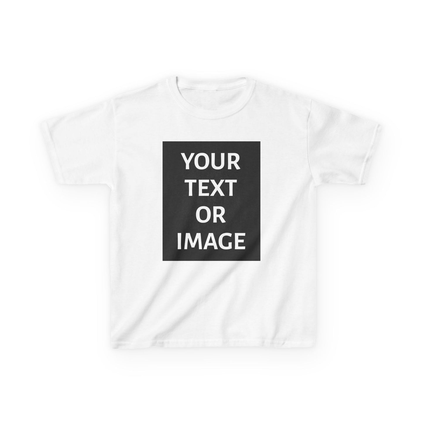 Kids Customizable Tee - Personalized Your Text or Image Shirt