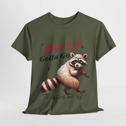 Sorry Raccoon T-Shirt - Cute Awkward Apology Tee