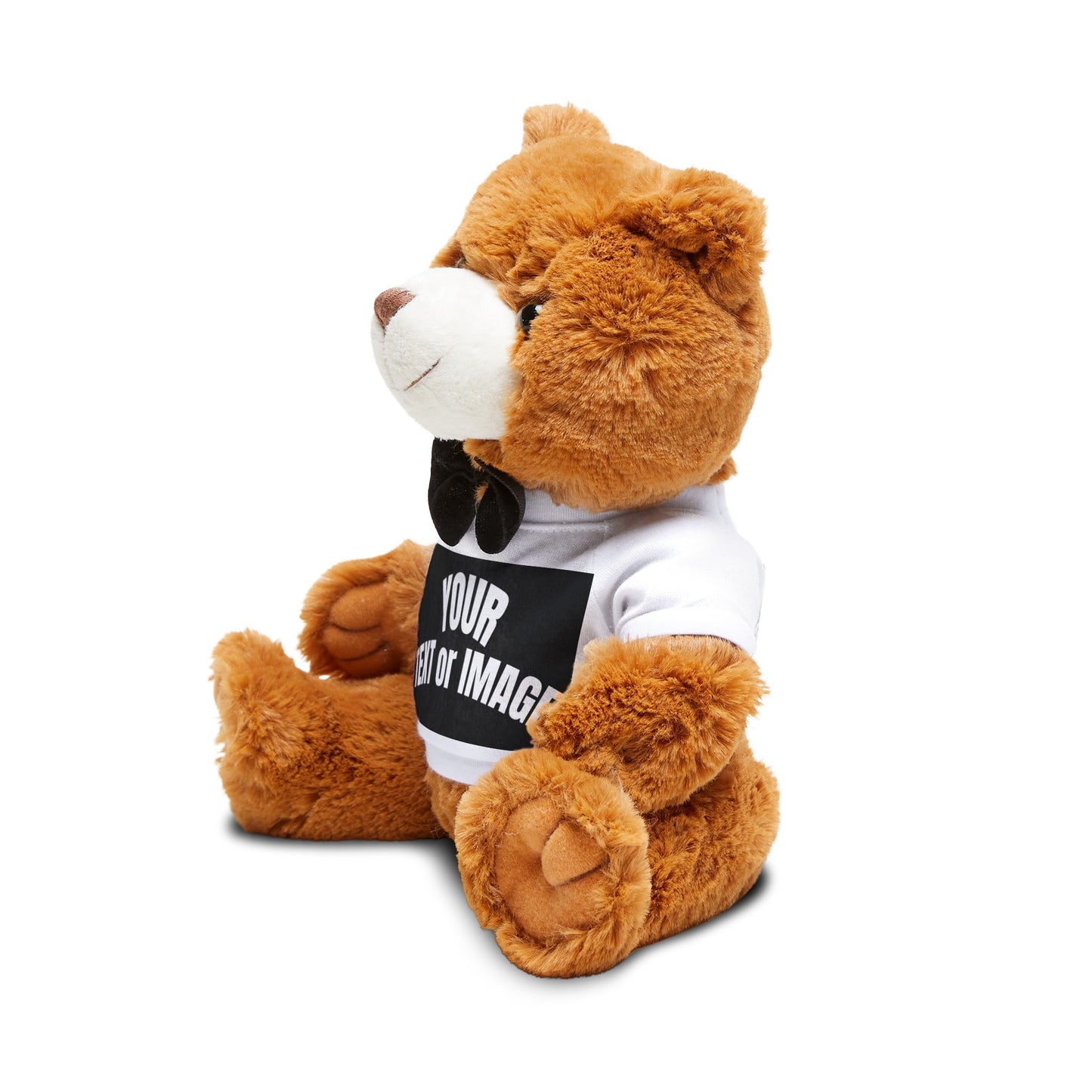 Personalized Teddy Bear with Custom T-Shirt - Romantic Valentine Gift and Anniversary Keepsake