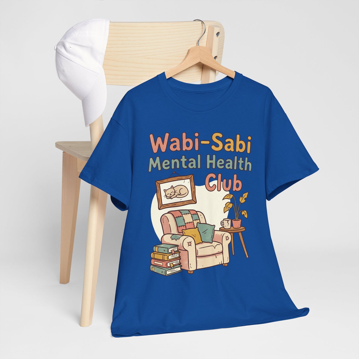 Wabi-Sabi Mental Health Club Shirt – Cozy Self-Care Aesthetic Tee
